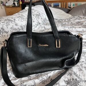 Black Leather Handbag